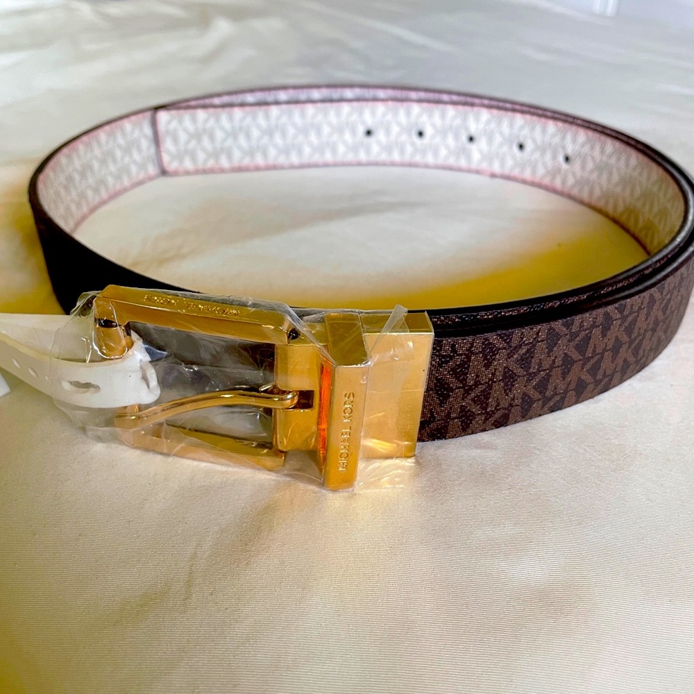 MK Monogram Twisted Reversible Belt XL